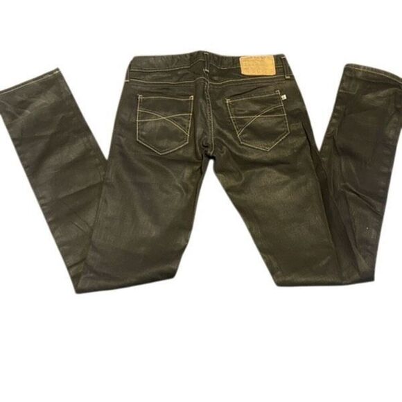 UNITED COLORS OF BENNETTON Wax Coated Jeans - Picture 2 of 6